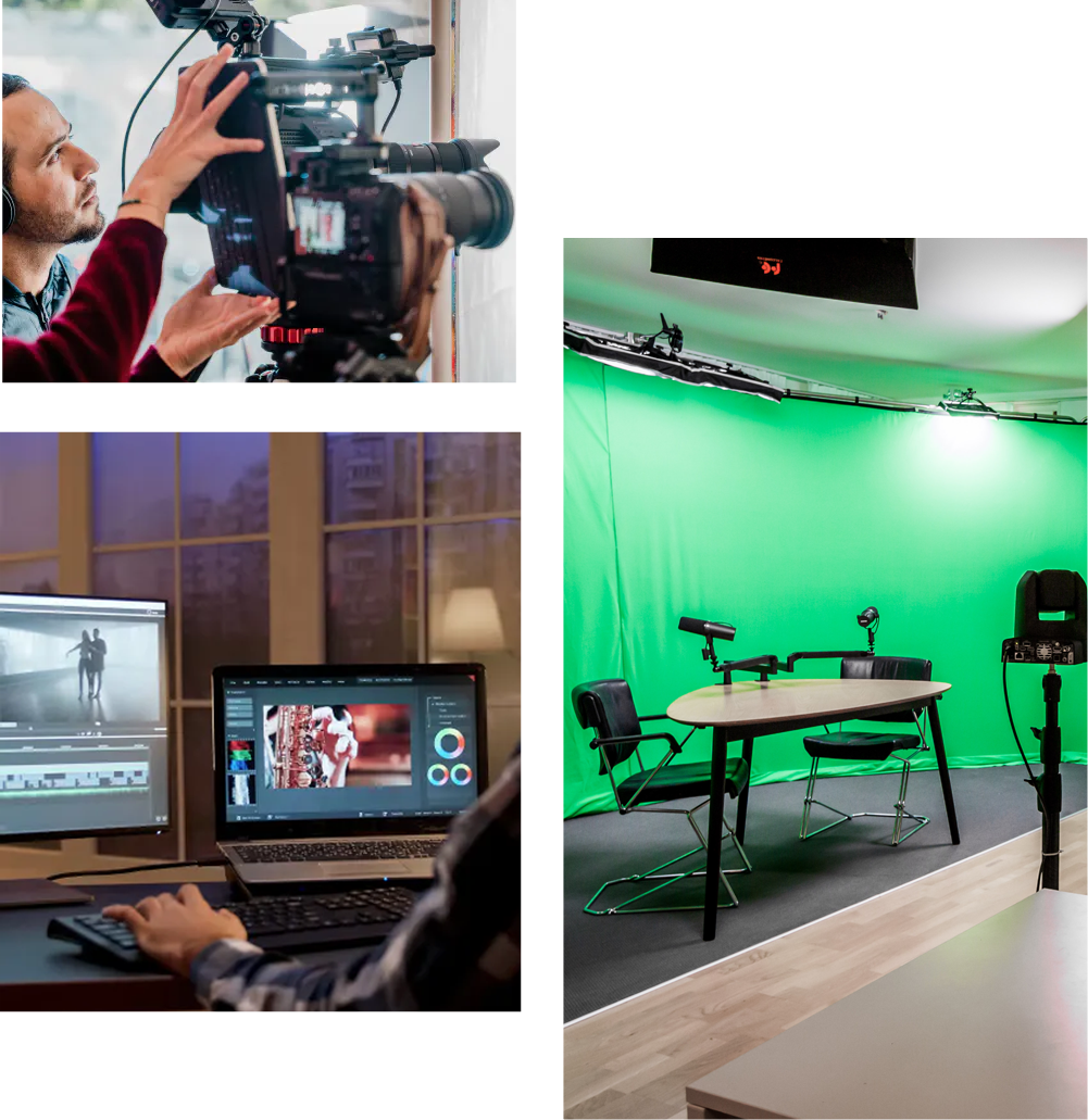 Rent a video studio and capture the magic!
