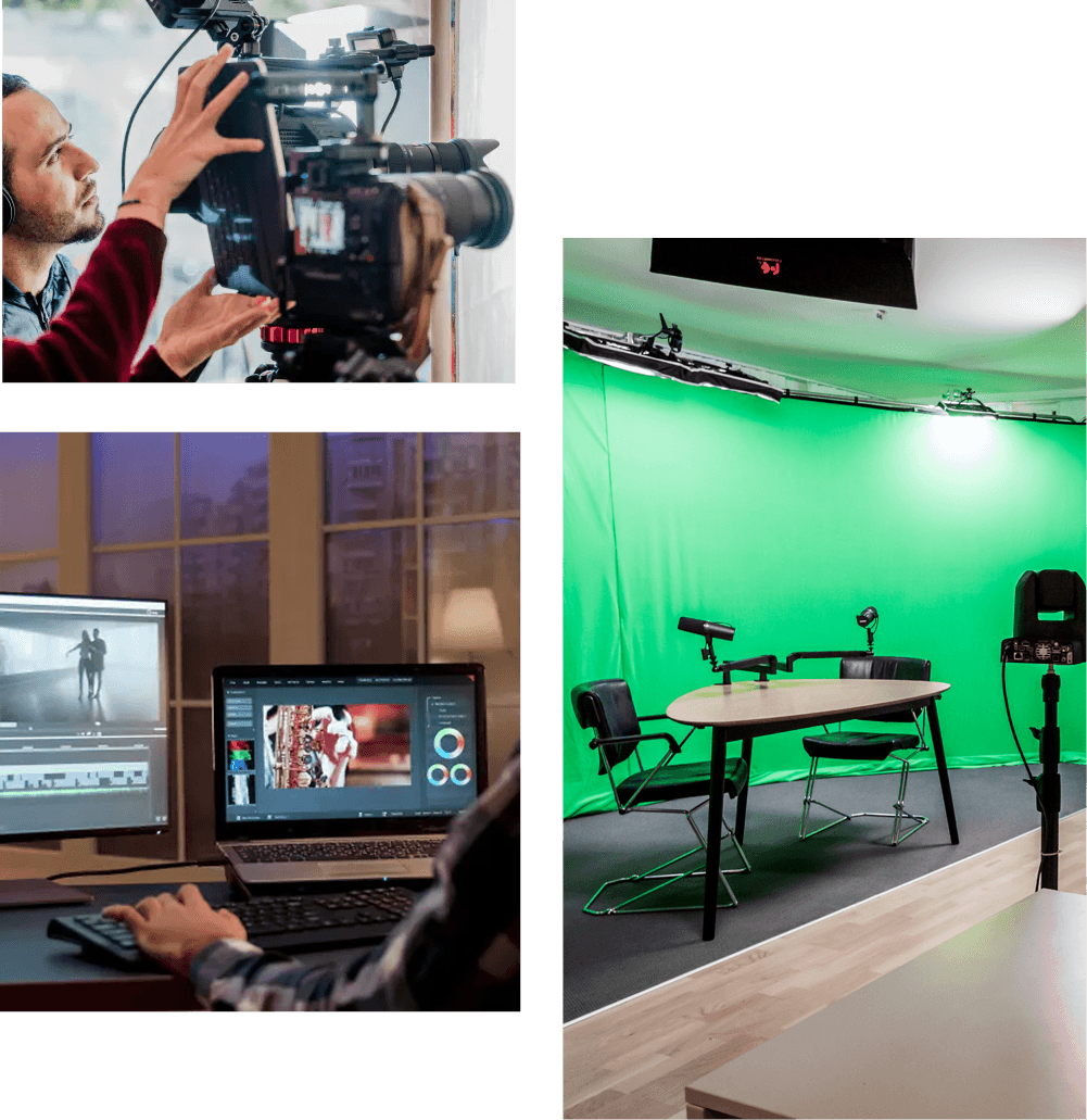 Rent a video studio and capture the magic!